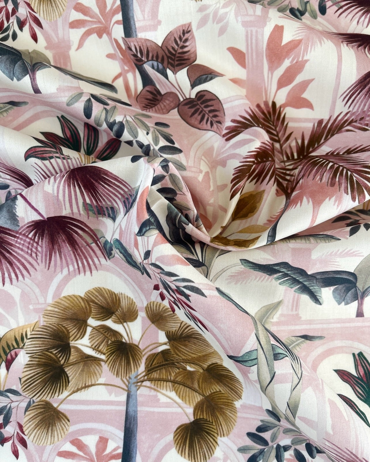 KOMMER SNART One size nederdel i Liberty med smock - Maxi / Tropical