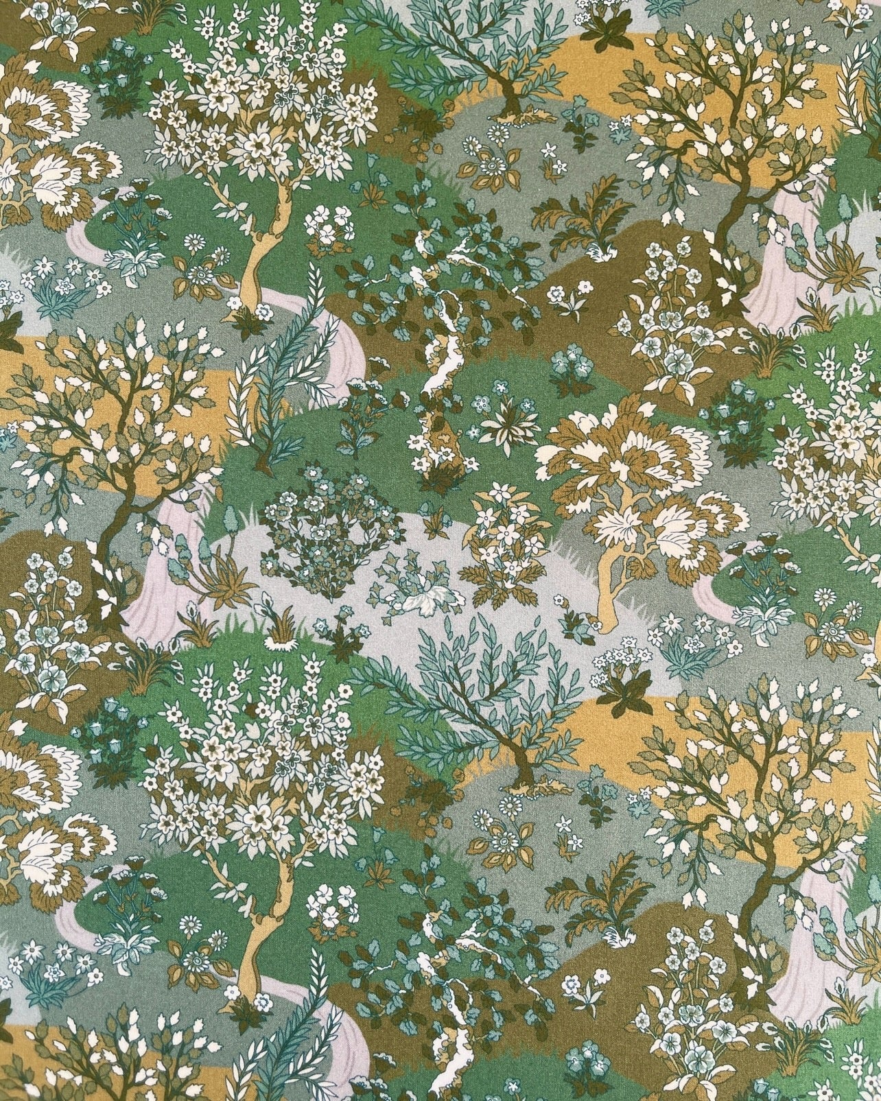 KOMMER SNART Liberty stof tana lawn - Little  / Grøn