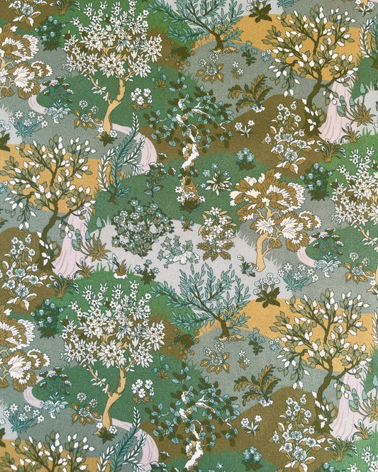 Liberty stof tana lawn - Little Landscape / Grøn