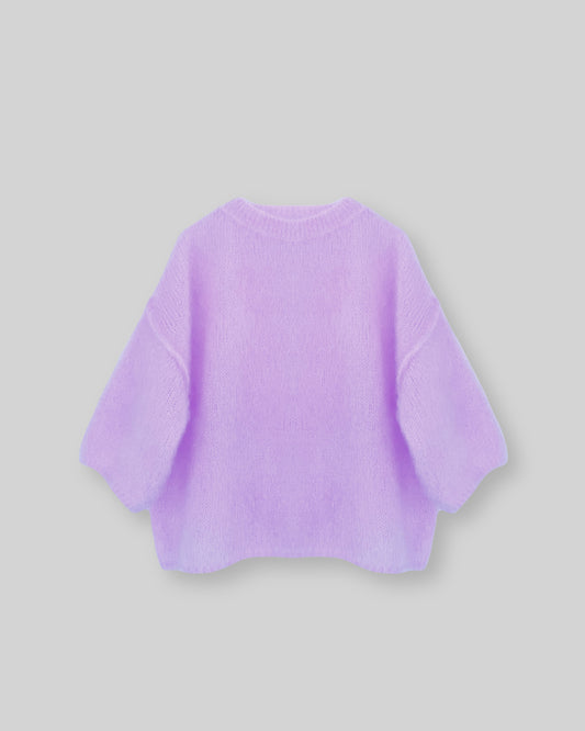 Naïs mohair strik - Lavendel lilla