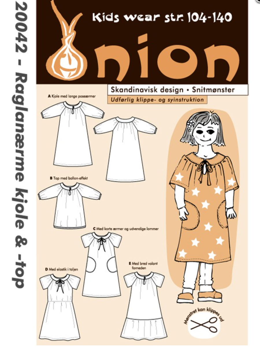 ONION 20042 – Raglankjole og Top (Str 104-140)