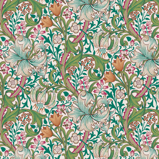 william morris stof golden lilly
