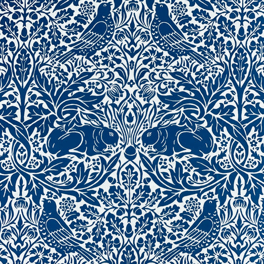 William Morris stof / Brer Rabbit Blå