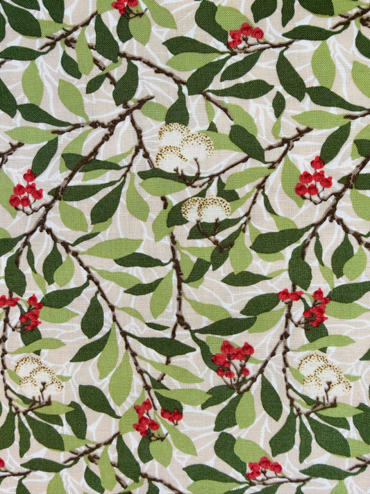 William Morris bomulds stof / Arbutus