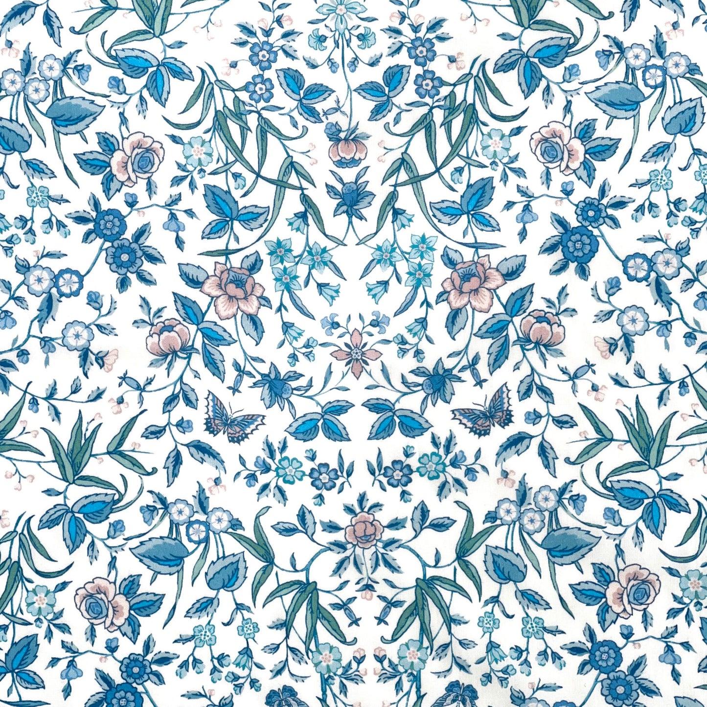 Liberty stof - Tapestry / Blå