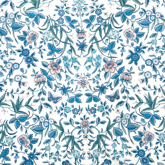Liberty stof - Tapestry / Blå