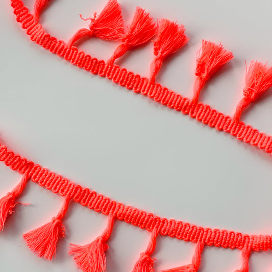 Ribbon with fringes - Blue