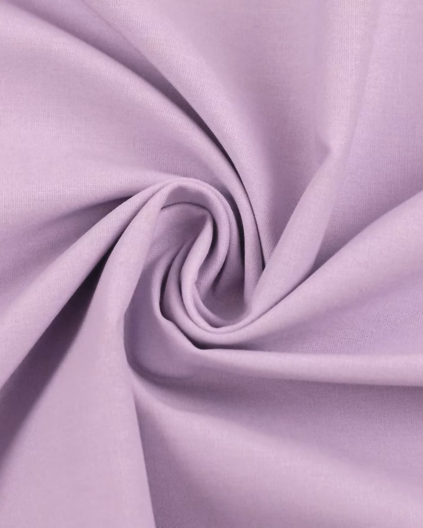 Bomuld Poplin: Lavendel Lilla