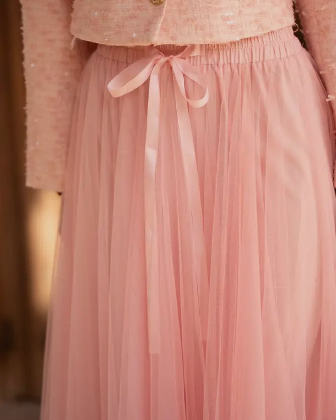 Choklate tylnederdel  - Candy pink