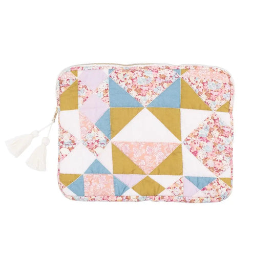 Hoa Computer sleeve  - Pastel Patchwork