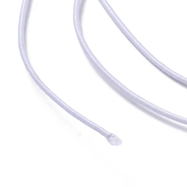 Rund Elastik 1,5mm / Hvid