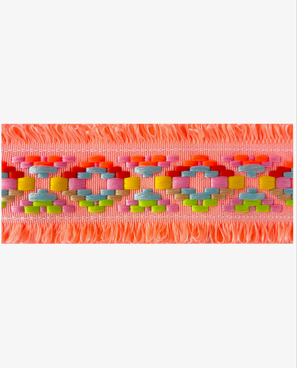 Ribbon with fringes - Blue