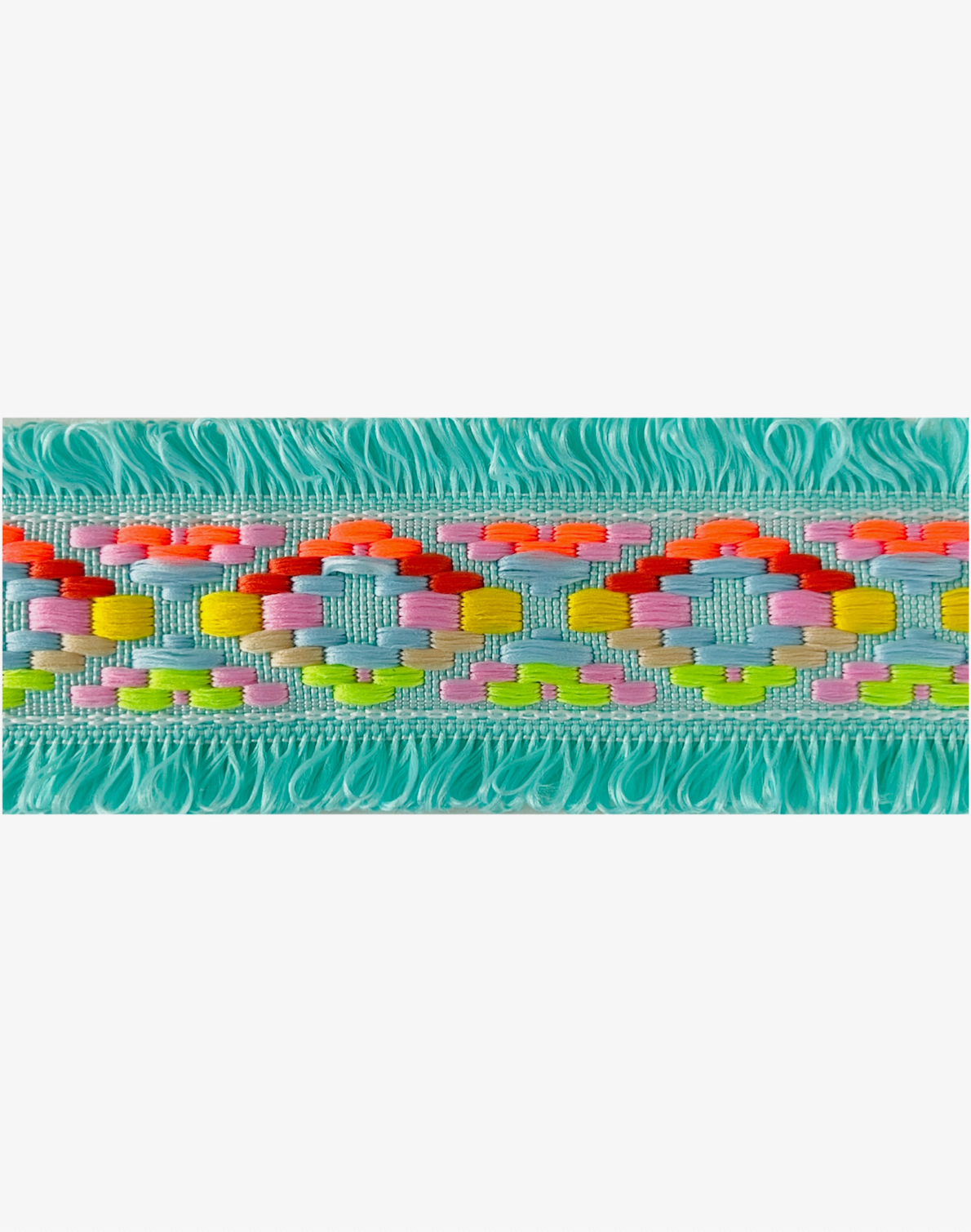 Ribbon with fringes - Blue