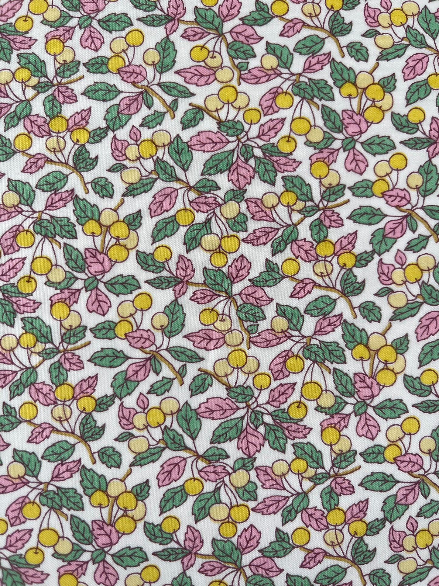 Liberty stofstykke - Colleen’s Orchard gul