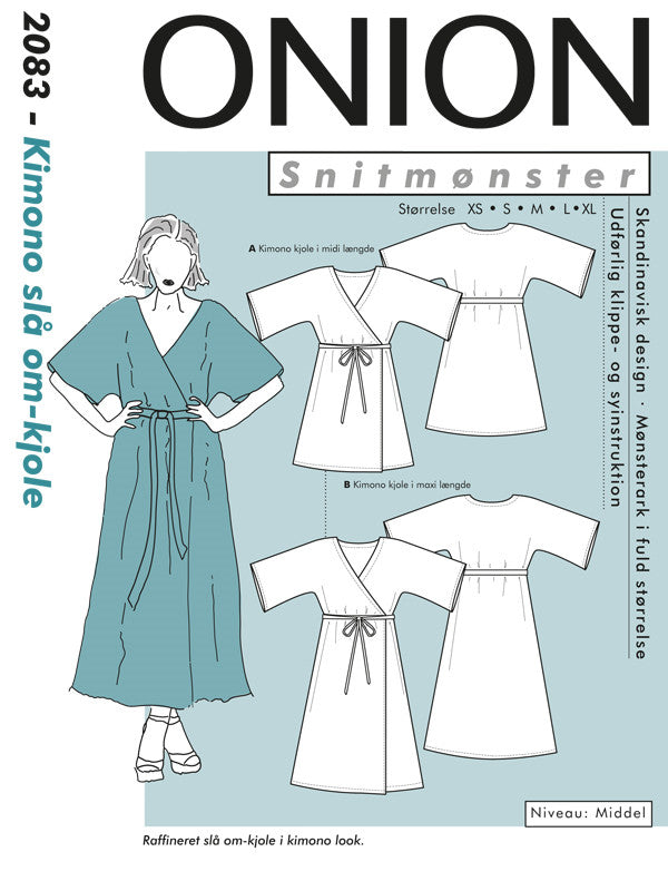 ONION 2083 – Kimino Slå om kjole