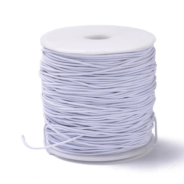 Rund Elastik 1,5mm / Hvid