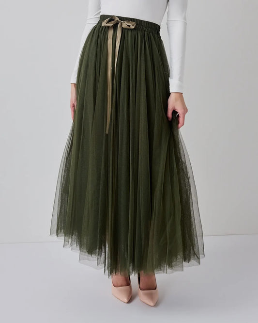 Choklate tylnederdel  - Army grøn